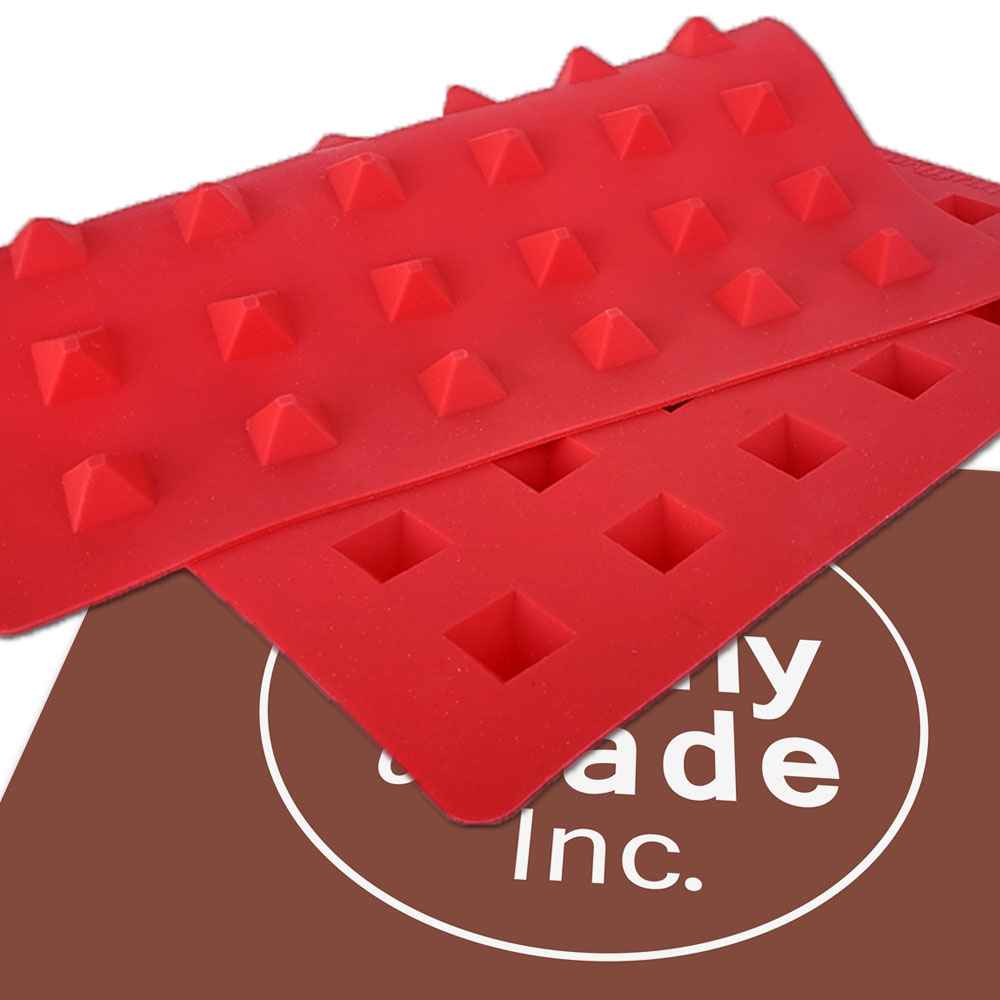 Truffly Made Silicone Truffle Mold, Square, 54 Cavities